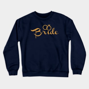 Couple Design - Bride with a Ring Crewneck Sweatshirt